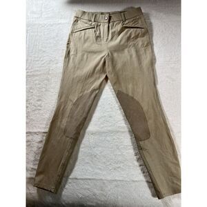 Ariat Performer Riding Pants Sz 28L Tan Equestrian Cowgirl‎ Western Breechs